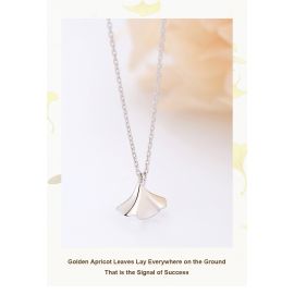 APRICOT LEAF NECKLACE