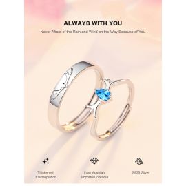 ALWAYS WITH YOU DEER SHAPE LOVER RINGS